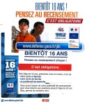 Recensement - Bientôt 16 ans, c'est OBLIGATOIRE